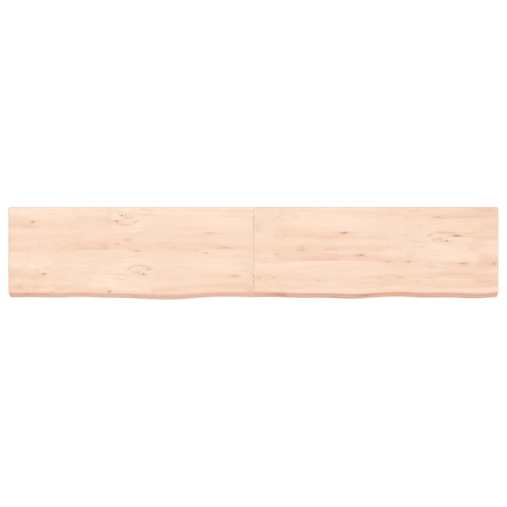 Vidaxx Waschtischplatte 160x30x (2-4) cm unbehandeltes Massivholz