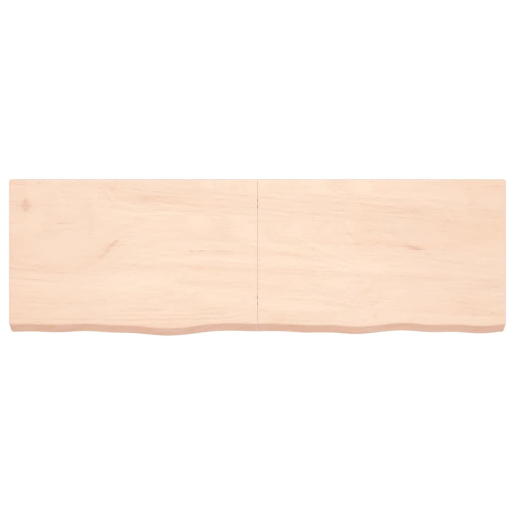 Vidaxx Waschtischplatte 160x50x (2-6) cm unbehandeltes Massivholz