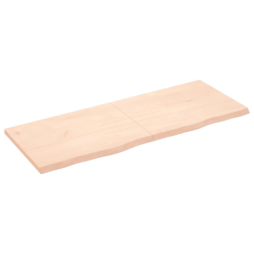 VidaXL Waschtischplatte 160x60x (2-4) cm unbehandeltes Massivholz