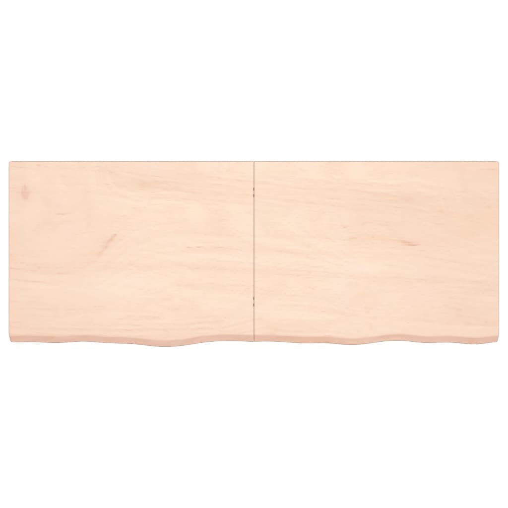 VidaXL Waschtischplatte 160x60x (2-4) cm unbehandeltes Massivholz
