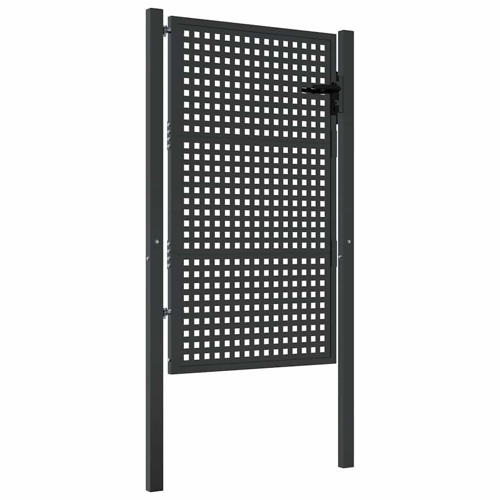 VidaXL Tor 105x175 cm Stahl Anthrazit