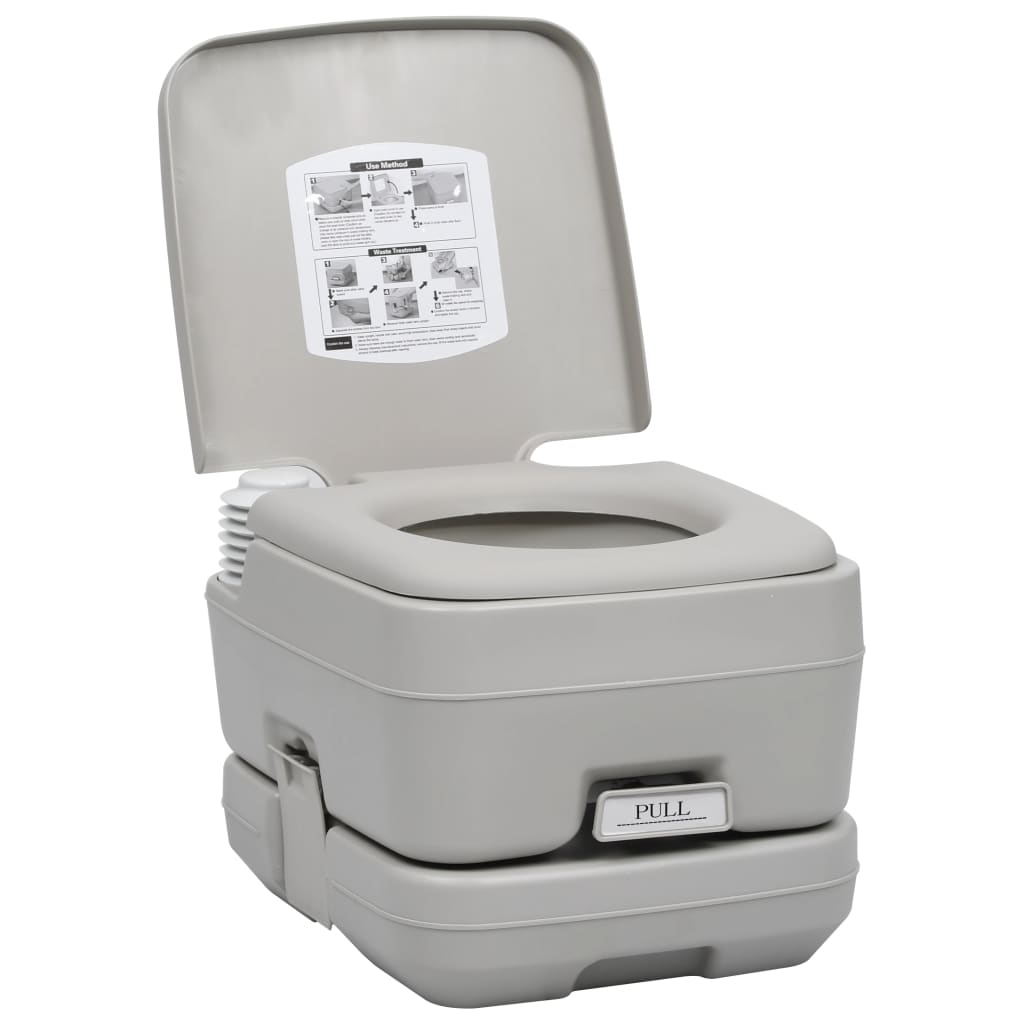 VidaXL Campingtoilette und Waschbecken mit Wassertank