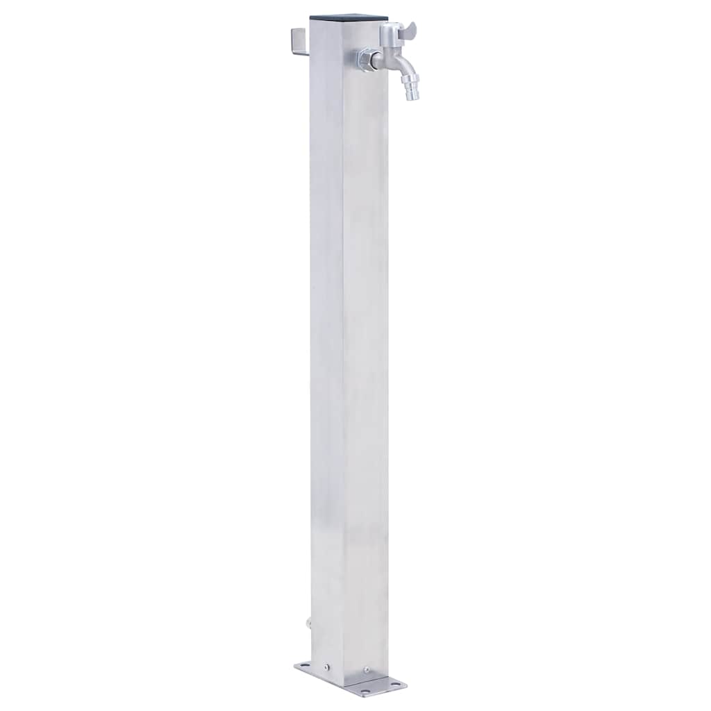 Vidaxx Wassersäule quadratisch 80 cm Edelstahl
