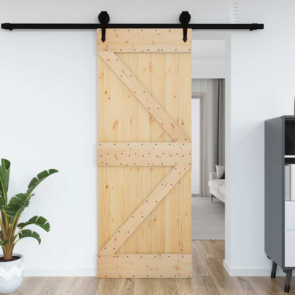 Vidaxx Tür Narvik 70x210 cm massives Kiefernholz