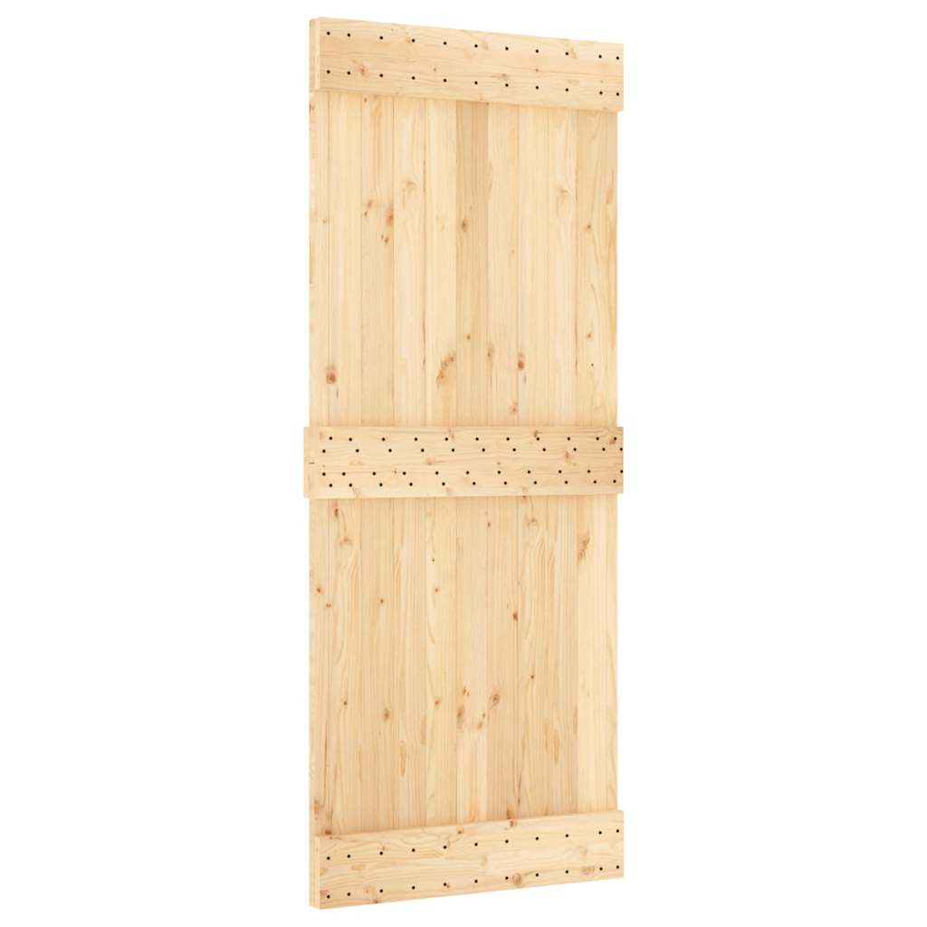 Vidaxx Tür Narvik 85x210 cm massives Kiefernholz