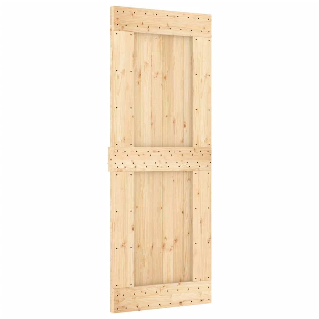 Vidaxx Tür Narvik 80x210 cm massives Kiefernholz