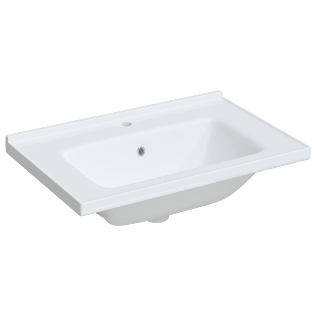 Vidaxx Rechteckwaschtisch 71x48x19,5 cm Keramik weiß