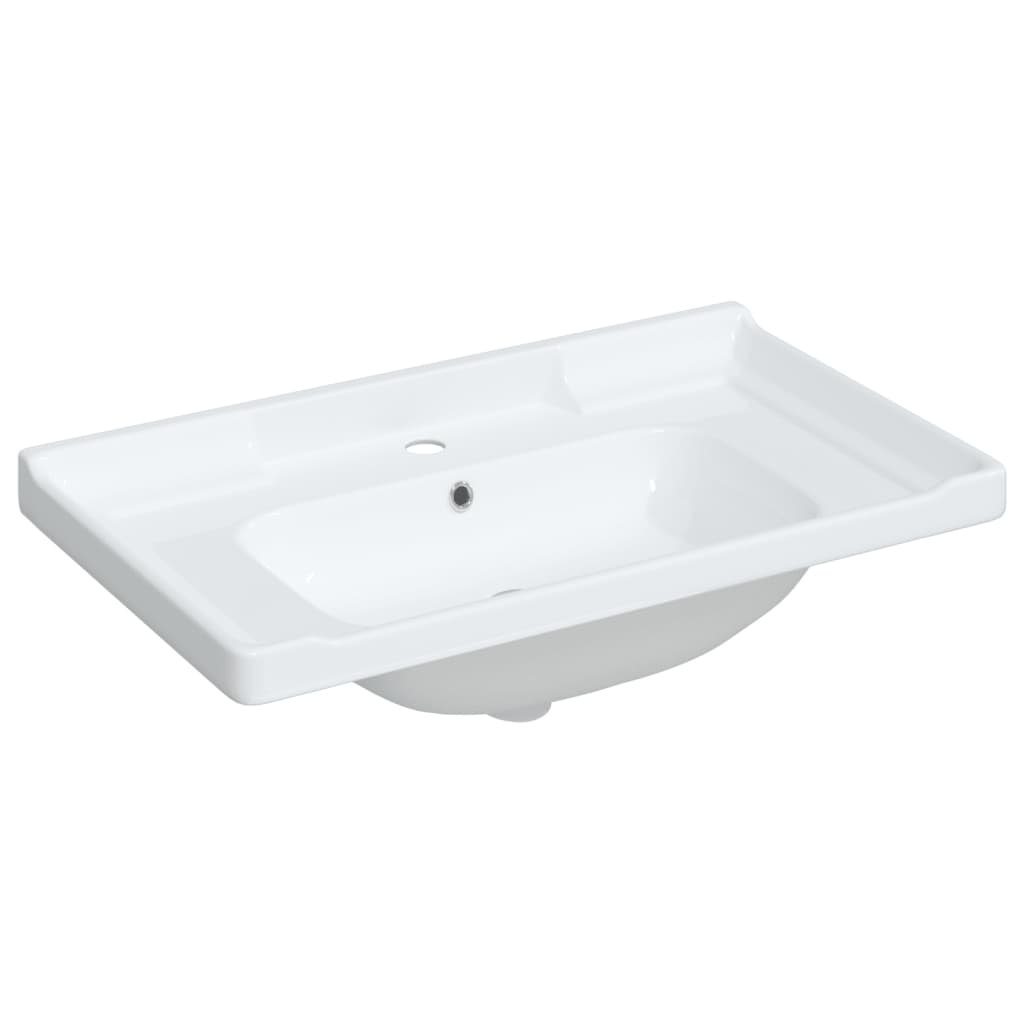 Vidaxx Rechteckwaschtisch 91,5x48x19,5 cm Keramik weiß