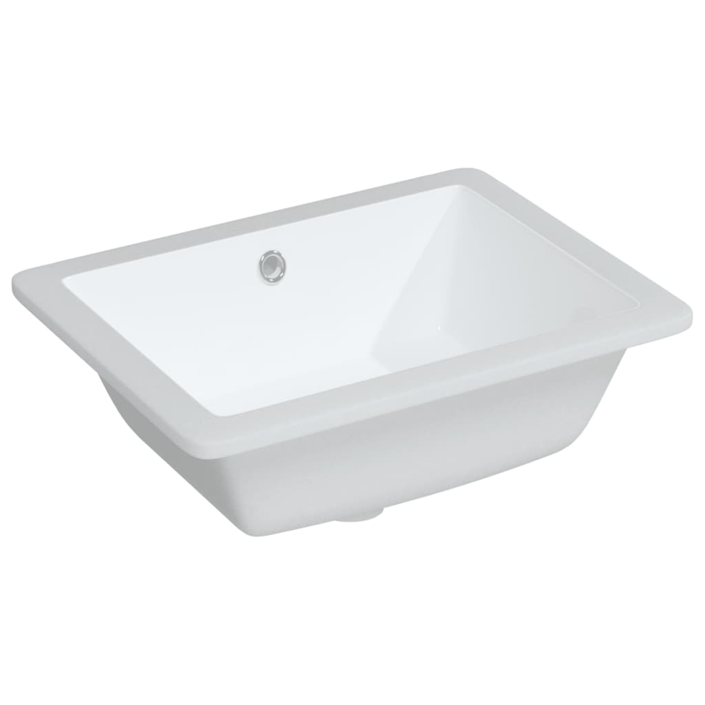 Vidaxx Rechteckwaschbecken 46,5x35x18 cm Keramik weiß