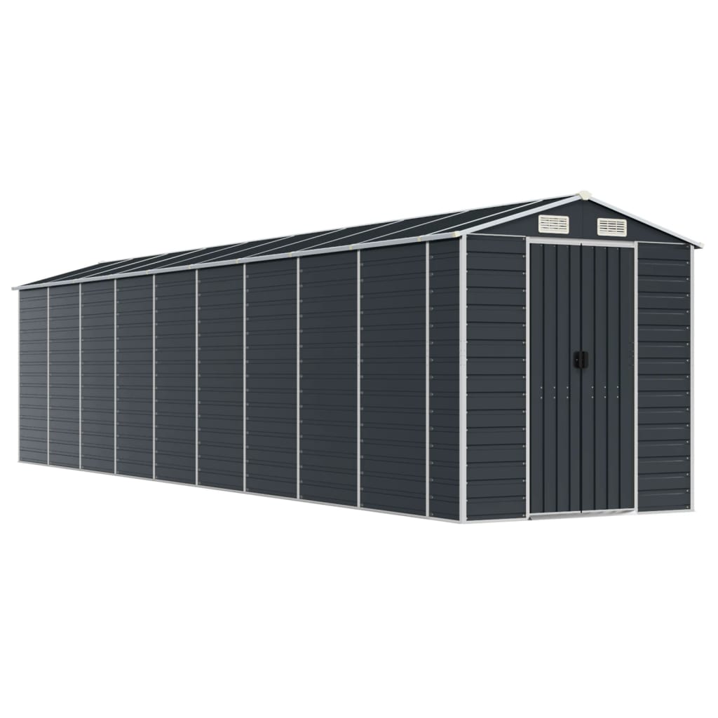VidaXL Gartenhaus 191x810x198 cm verzinkter Stahl Anthrazit