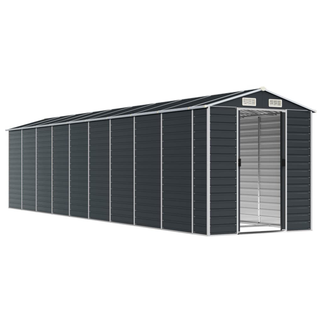 VidaXL Gartenhaus 191x810x198 cm verzinkter Stahl Anthrazit