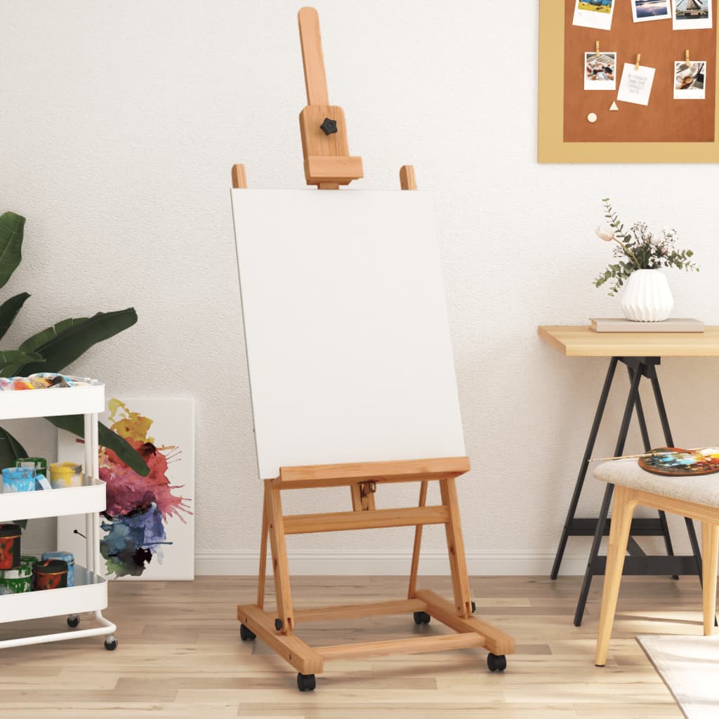 Vidaxx Staffelei 55x53,5x178 cm massives Buchenholz