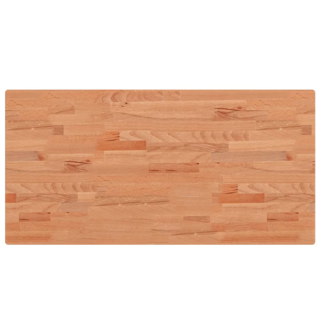 Vidaxx Waschtischplatte 100x50x2,5 cm massives Buchenholz