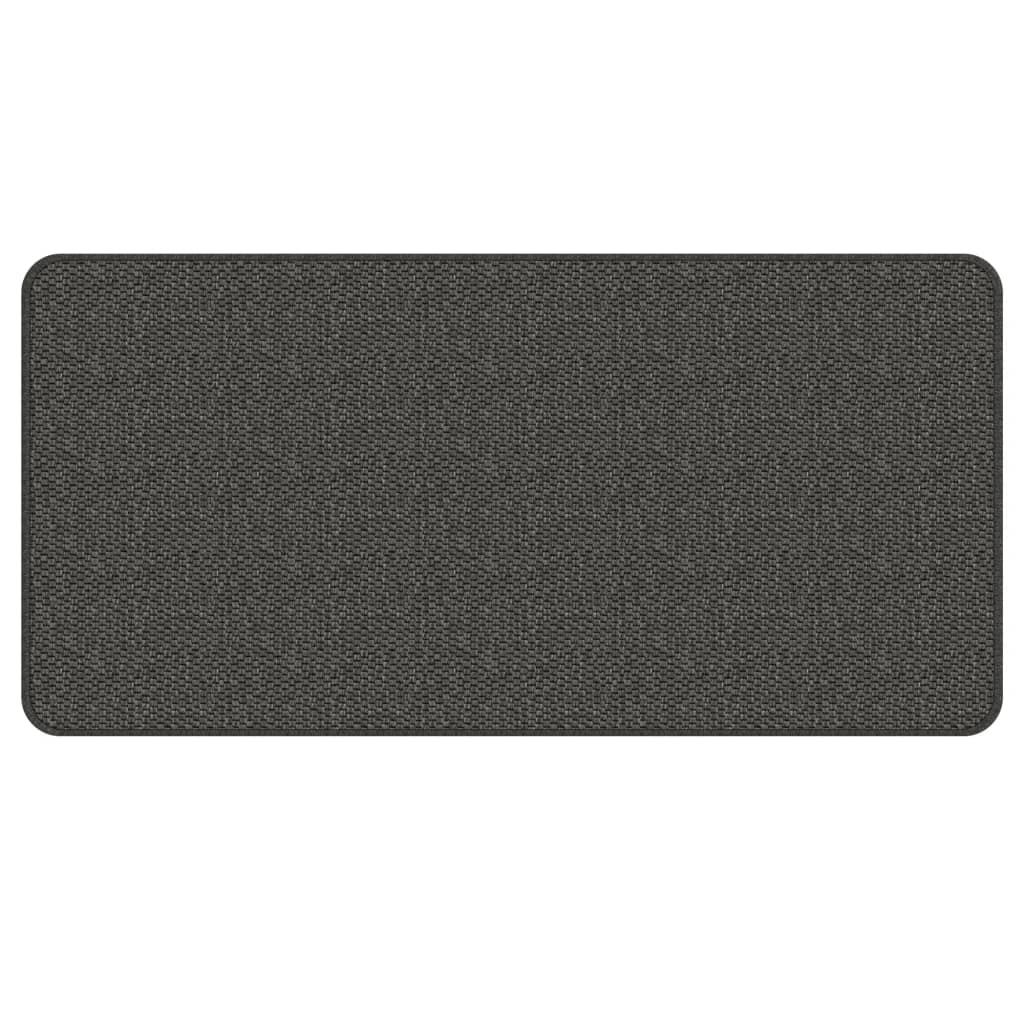 Vidaxx Teppichläufer 50x100 cm Sisaloptik Anthrazit
