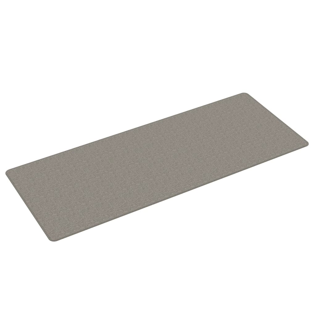Vidaxx Teppichläufer 80x200 cm Sisaloptik silberfarben