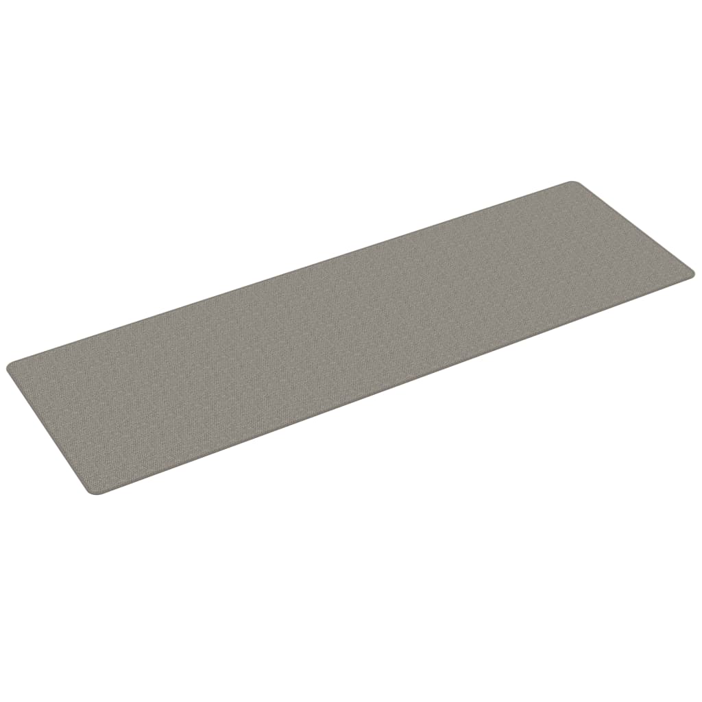 Vidaxx Teppichläufer 80x250 cm Sisaloptik silberfarben