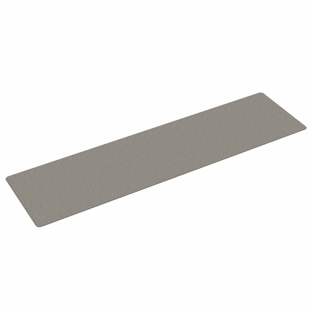 Vidaxx Teppichläufer 80x300 cm Sisaloptik silberfarben