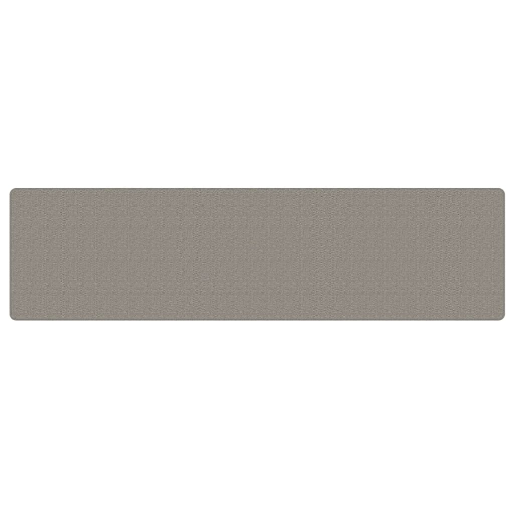 Vidaxx Teppichläufer 80x300 cm Sisaloptik silberfarben