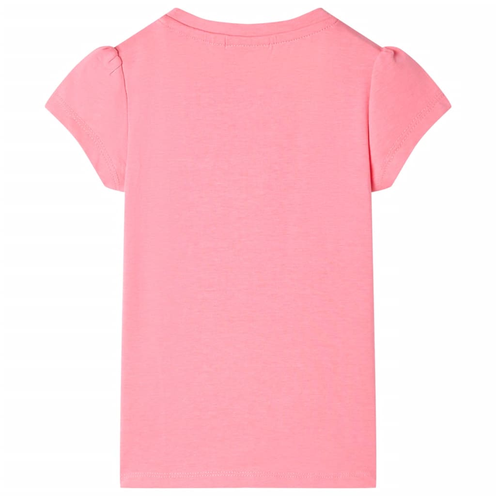 VidaXL Kindershirt 92 neonpink