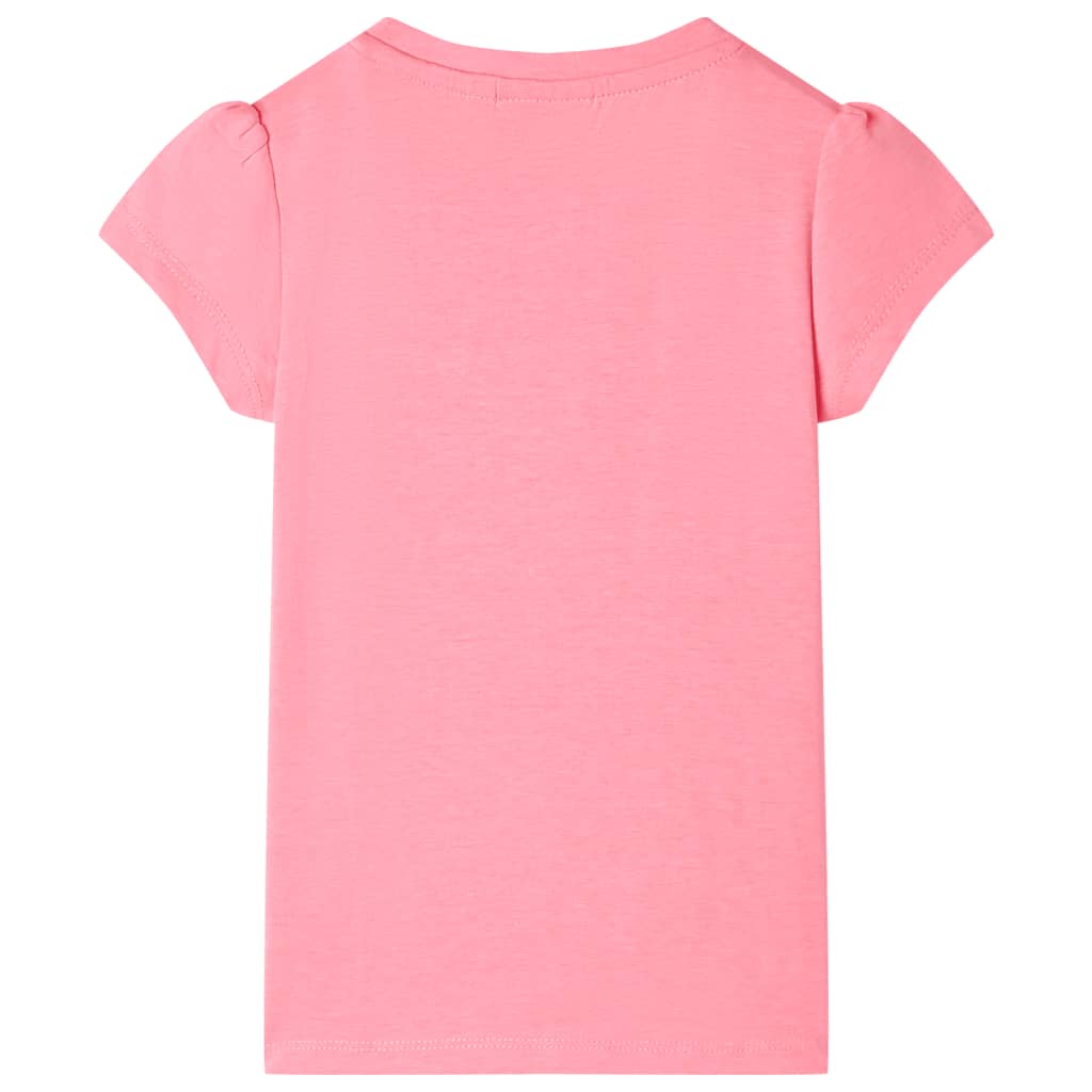 VidaXL Kindershirt 104 neonpink