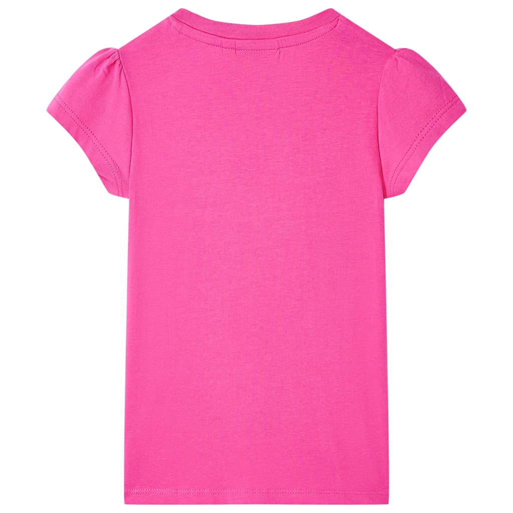 VidaXL Kindershirt 92 Dunkelrosa