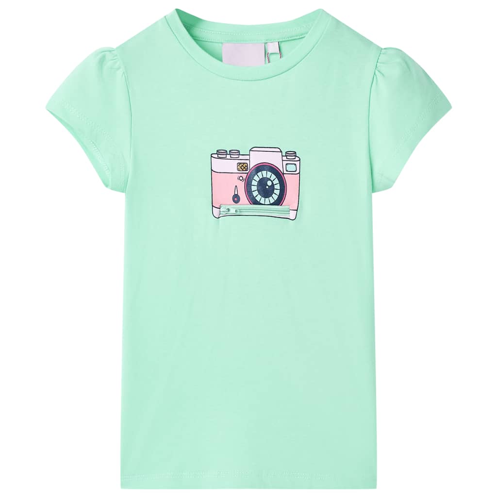VidaXL Kindershirt 92 hellgrün