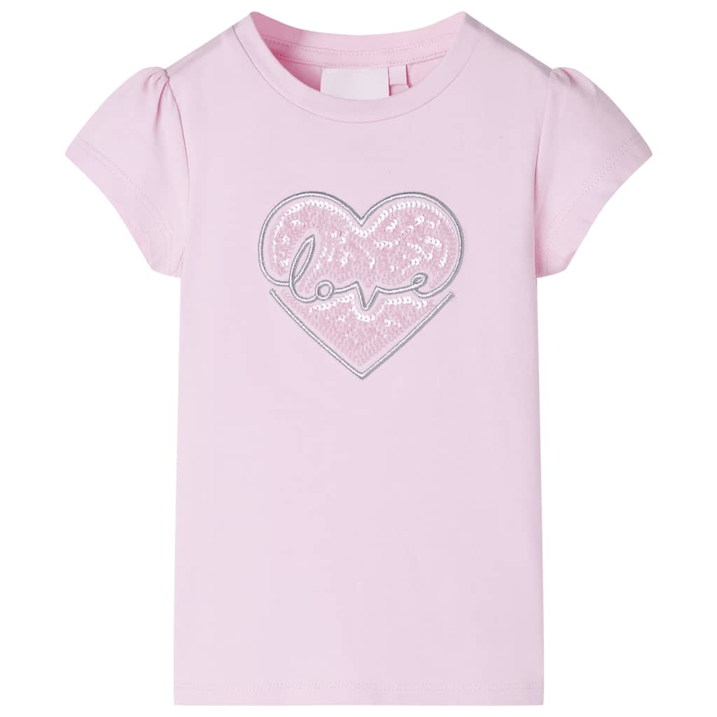 VidaXL Kindershirt 104 hellrosa