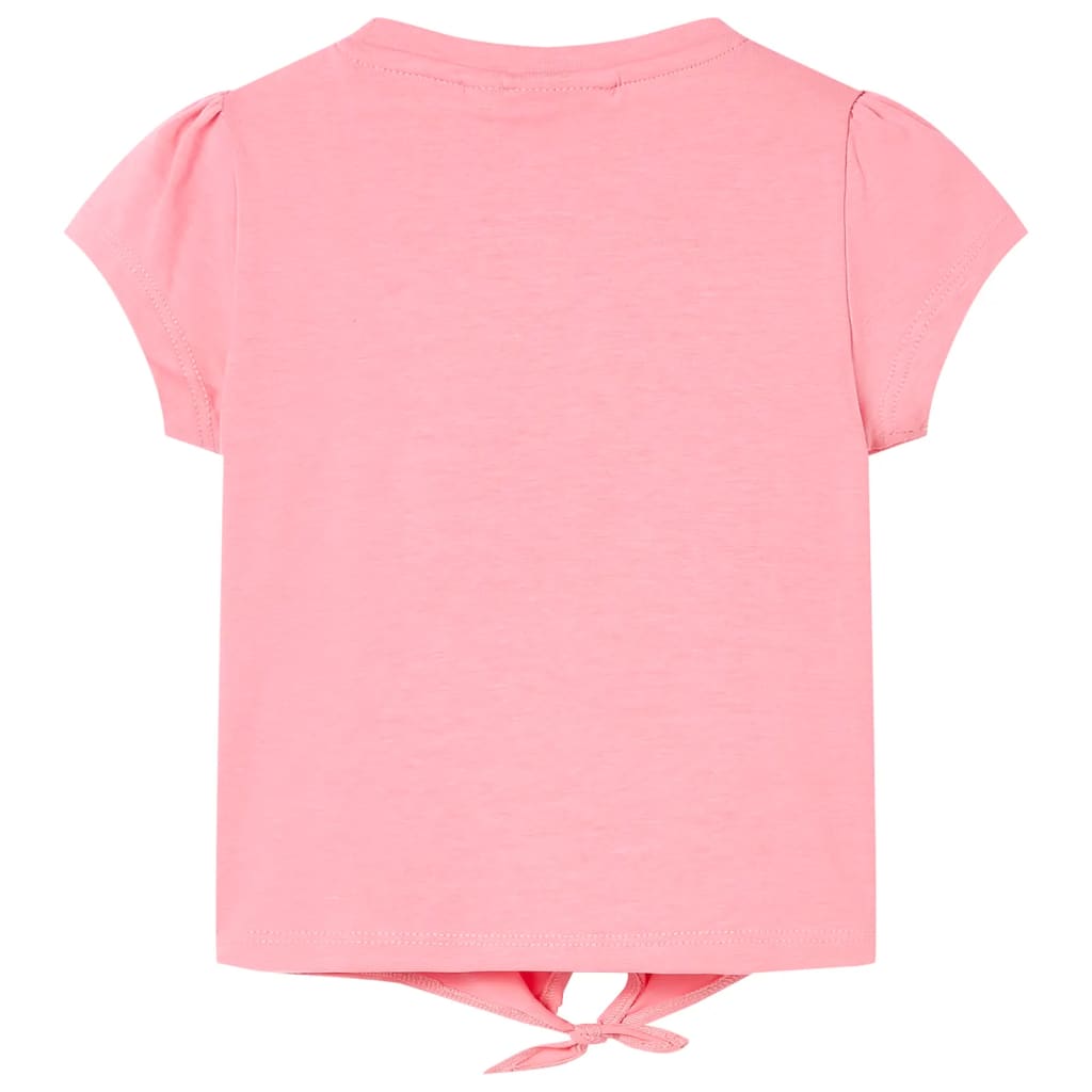 VidaXL Kindershirt 104 fluoreszierendes Rosa