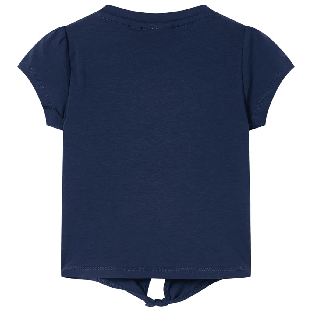 VidaXL Kinderhemd 92 Marineblau