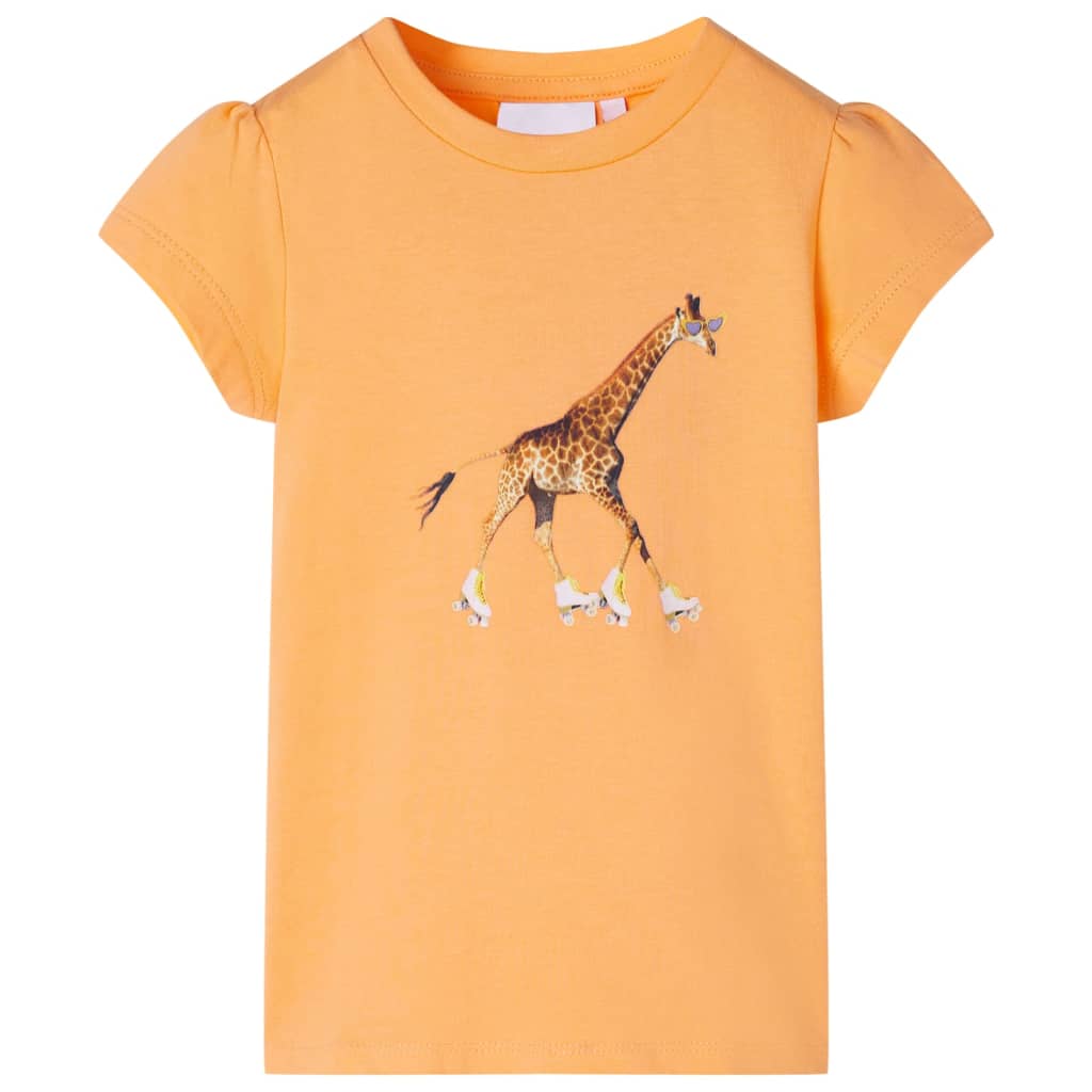 VidaXL Kindershirt 116 leuchtendes Orange