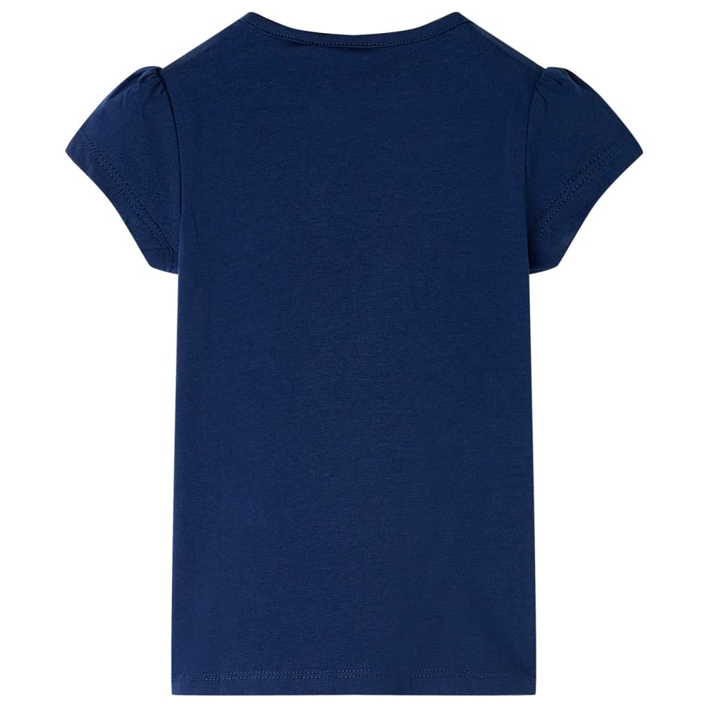 VidaXL Kinderhemd 92 Marineblau