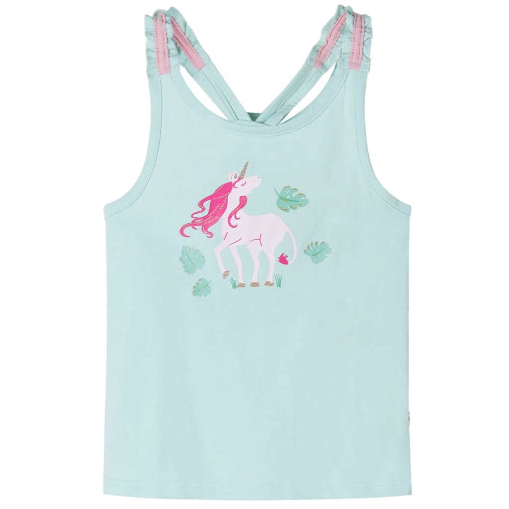 VidaXL Kinder-Top 92 helles Mint