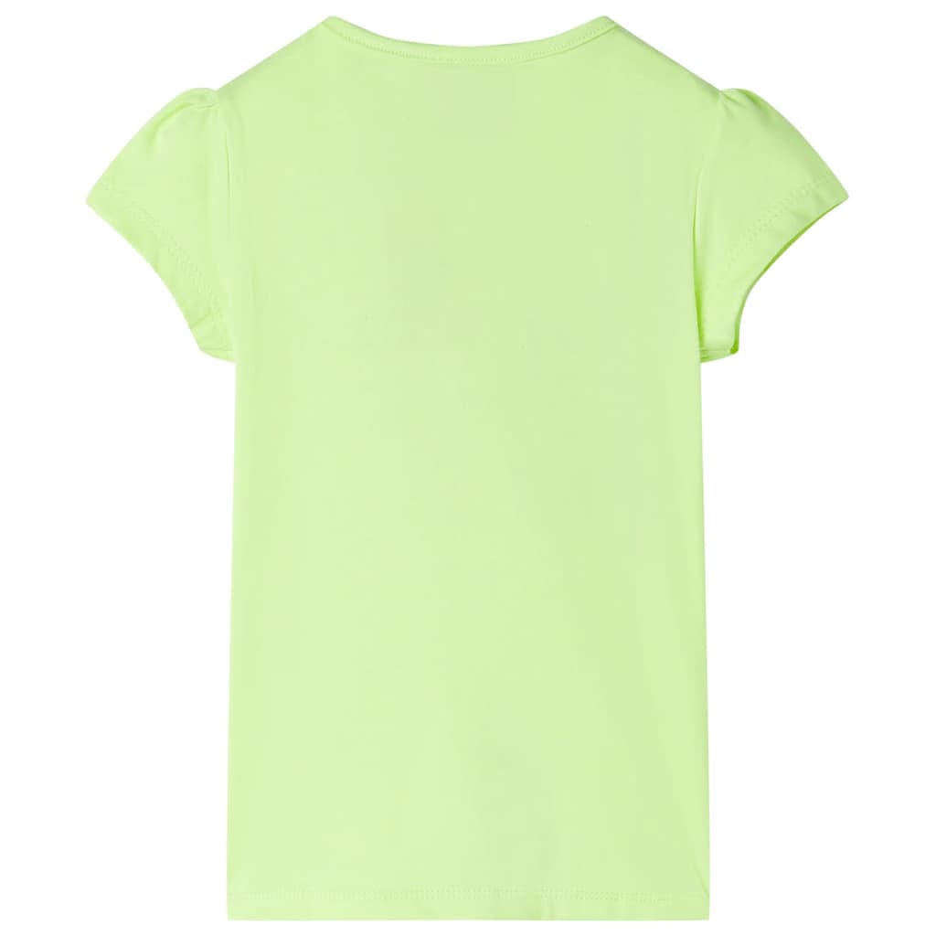 VidaXL Kindershirt 116 neongelb