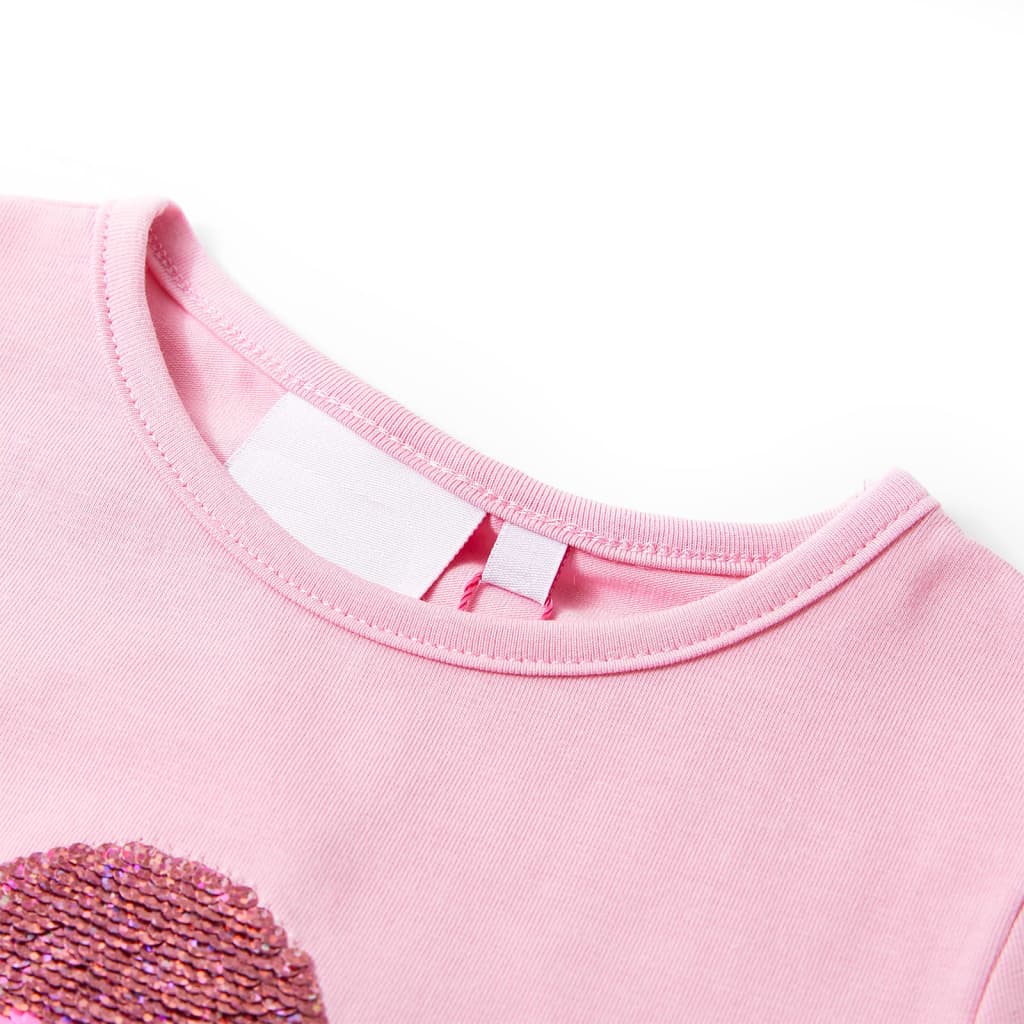 VidaXL Kindershirt 116 leuchtendes Rosa