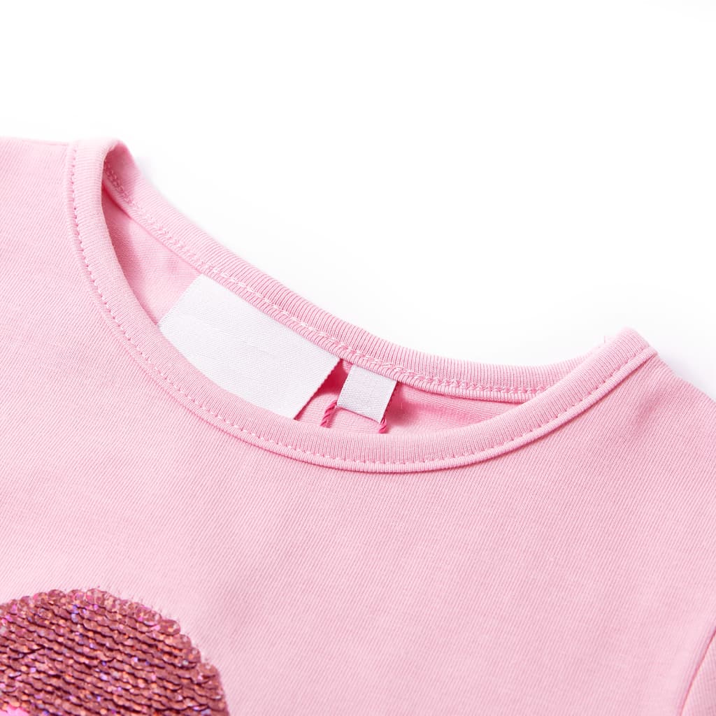 VidaXL Kindershirt 140 leuchtendes Rosa