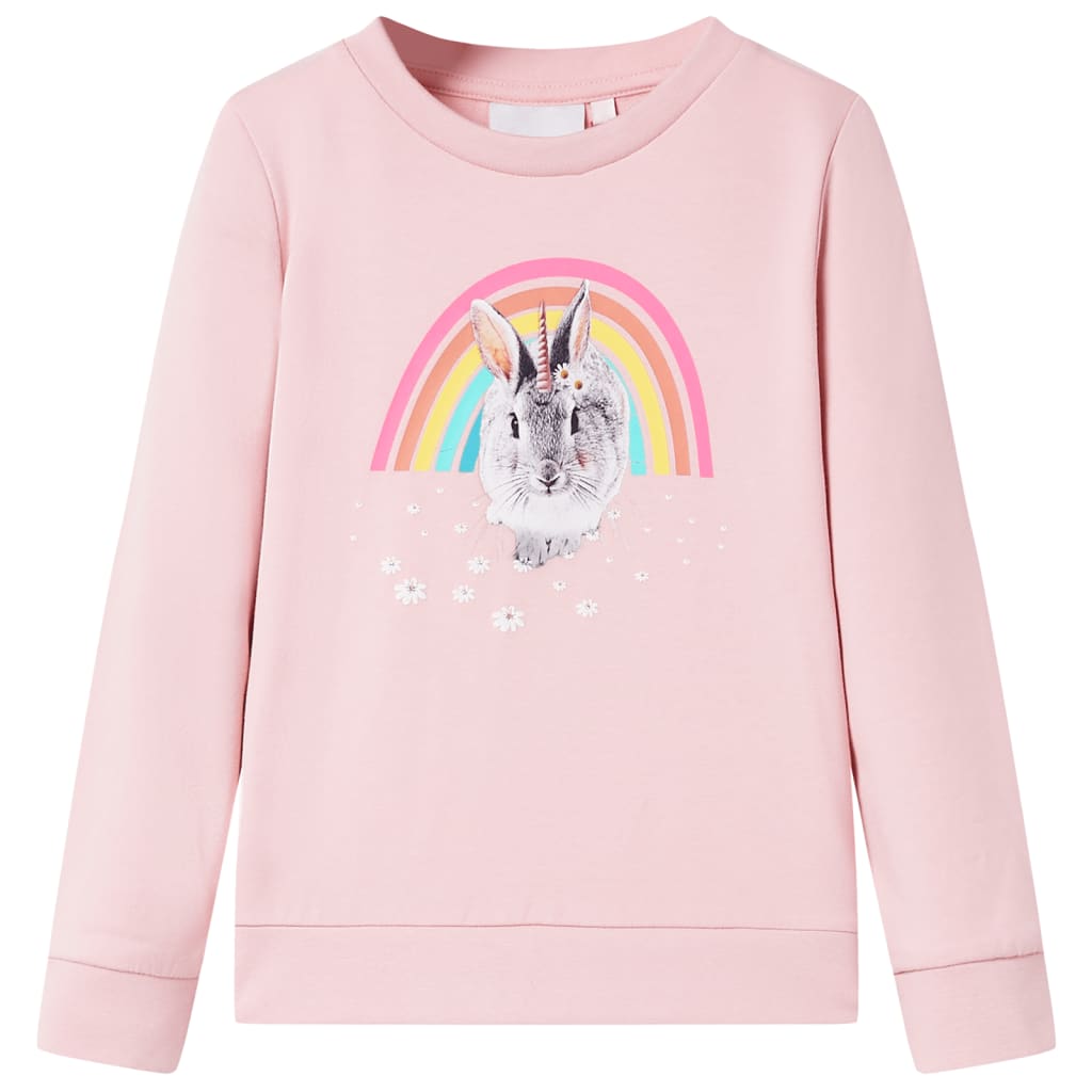 VidaXL Kinderpullover 128 Hellrosa