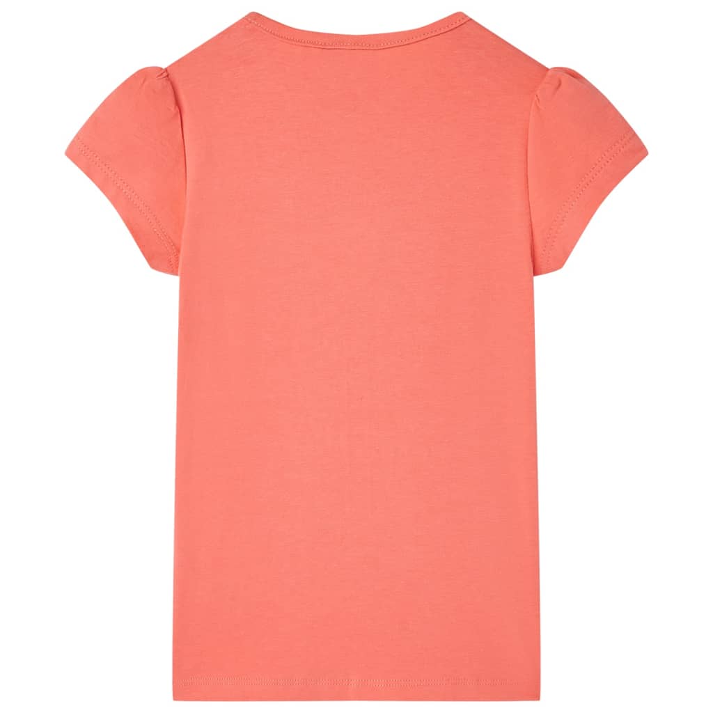 VidaXL Kindershirt 104 korallenfarben