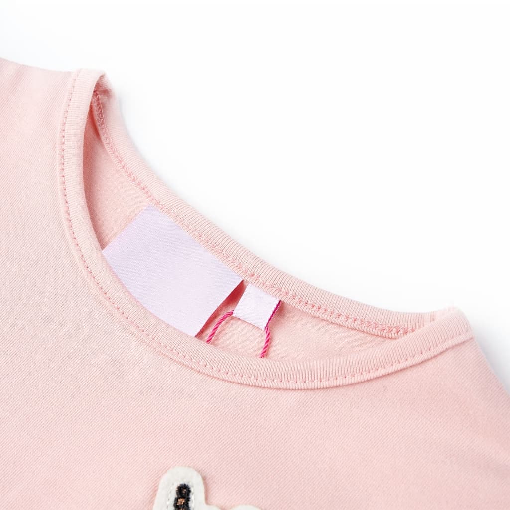 VidaXL Kindershirt 92 hellrosa
