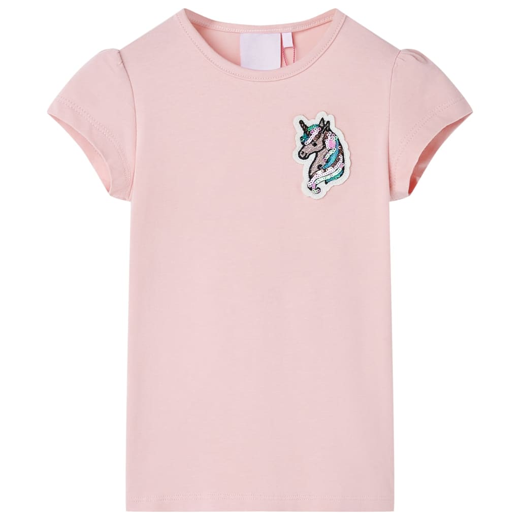 VidaXL Kindershirt 140 hellrosa
