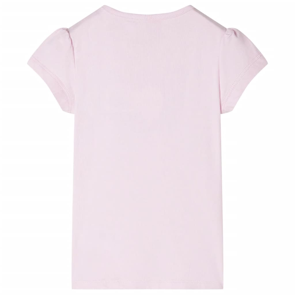 VidaXL Kindershirt mit Flügelärmeln 140 Zartrosa