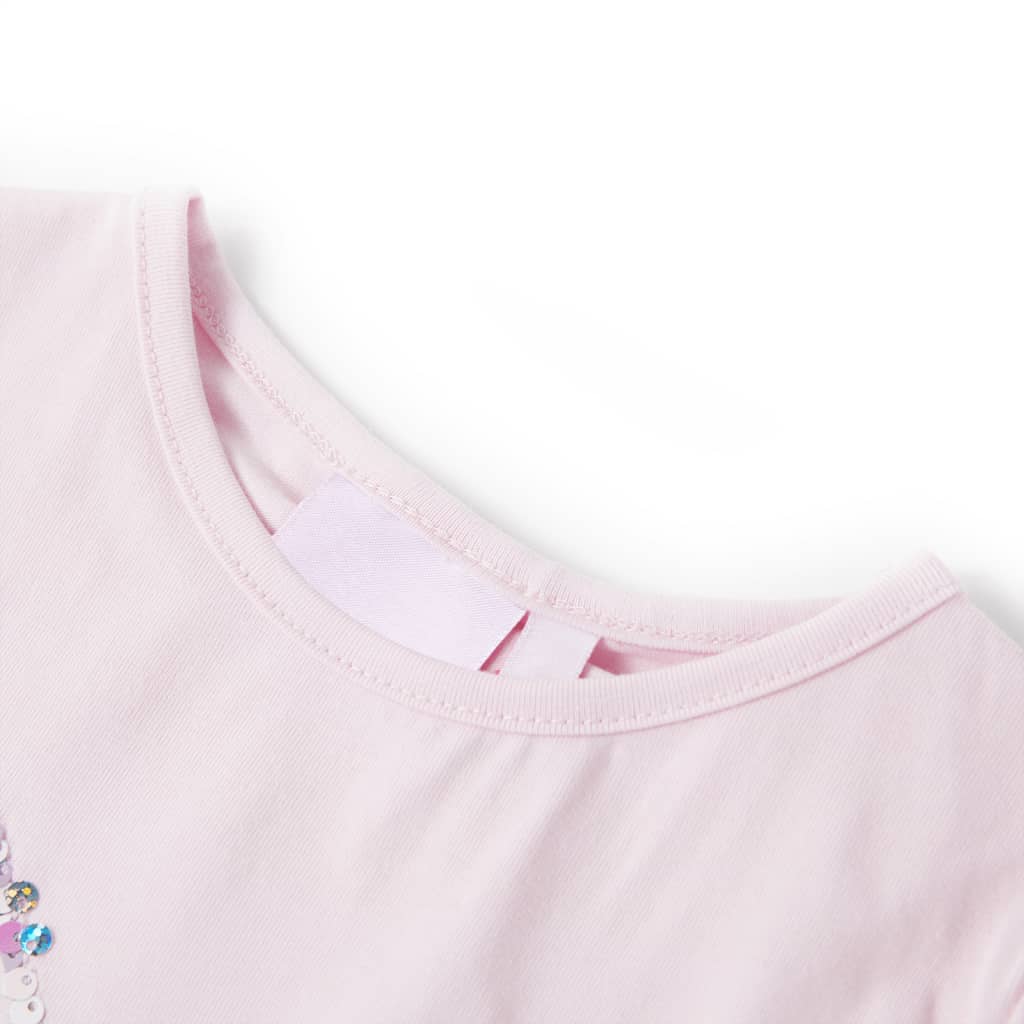 VidaXL Kindershirt mit Flügelärmeln 140 Zartrosa