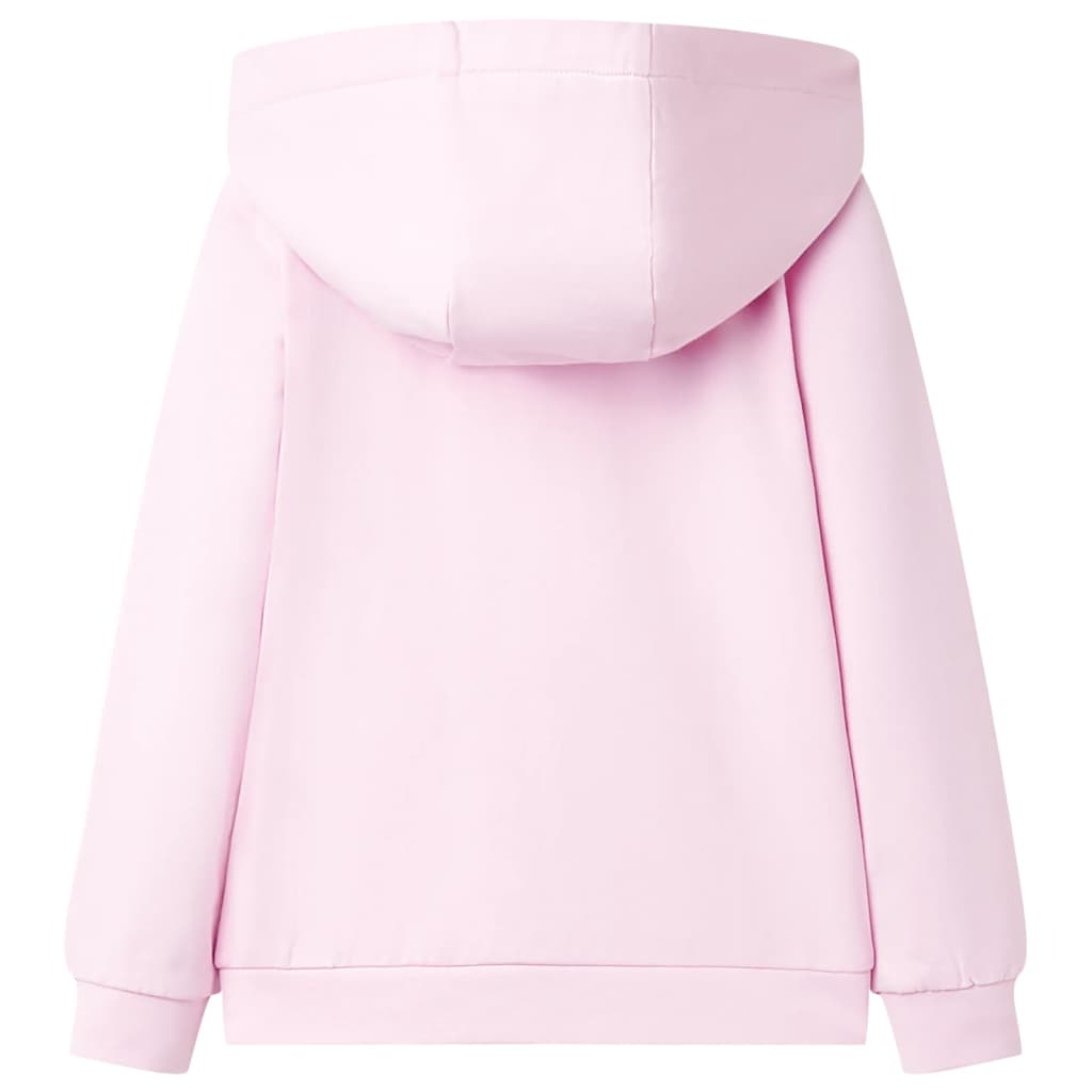 VidaXL Kinderstrickjacke mit Kapuze 104 Hellrosa