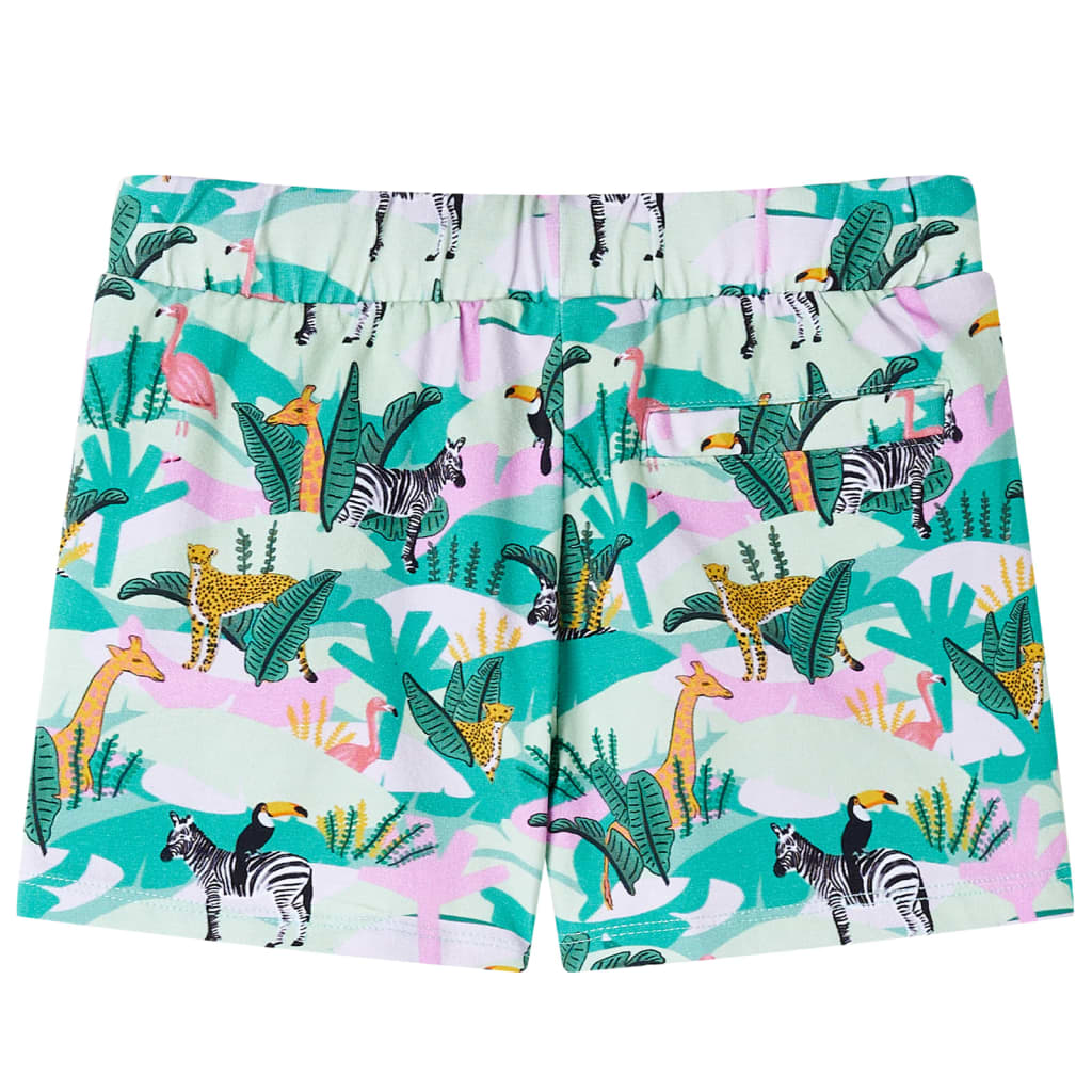 VidaXL Kindershorts mit Kordelzug 92 hellmint