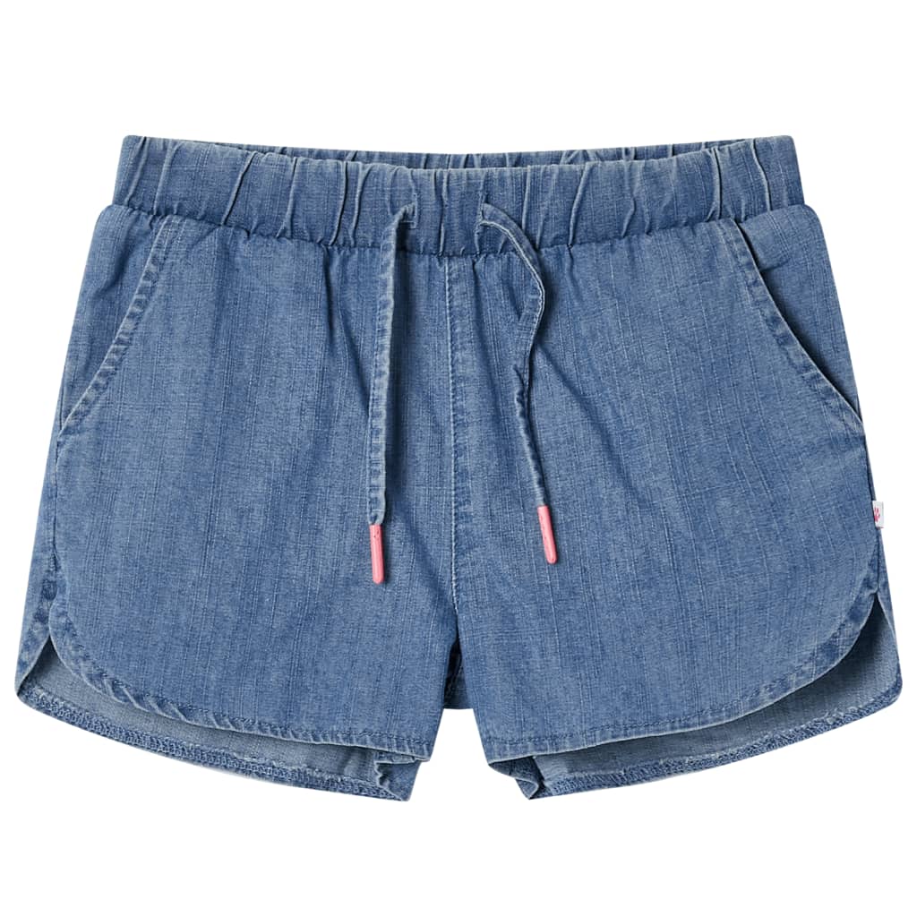 VidaXL Kindershorts 140 Denimblau