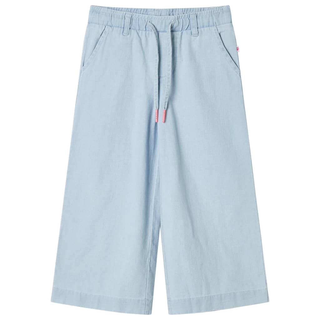 VidaXL Kinderhose 140 Soft Denim Blau