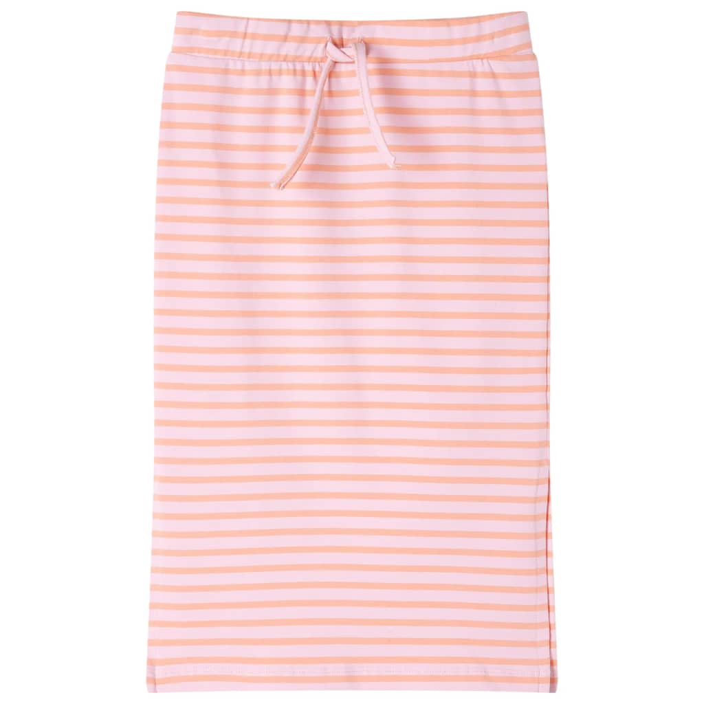 VidaXL Kinderrock gerade mit Streifen 128 Rosa
