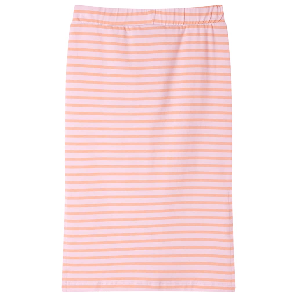 VidaXL Kinderrock gerade mit Streifen 128 Rosa
