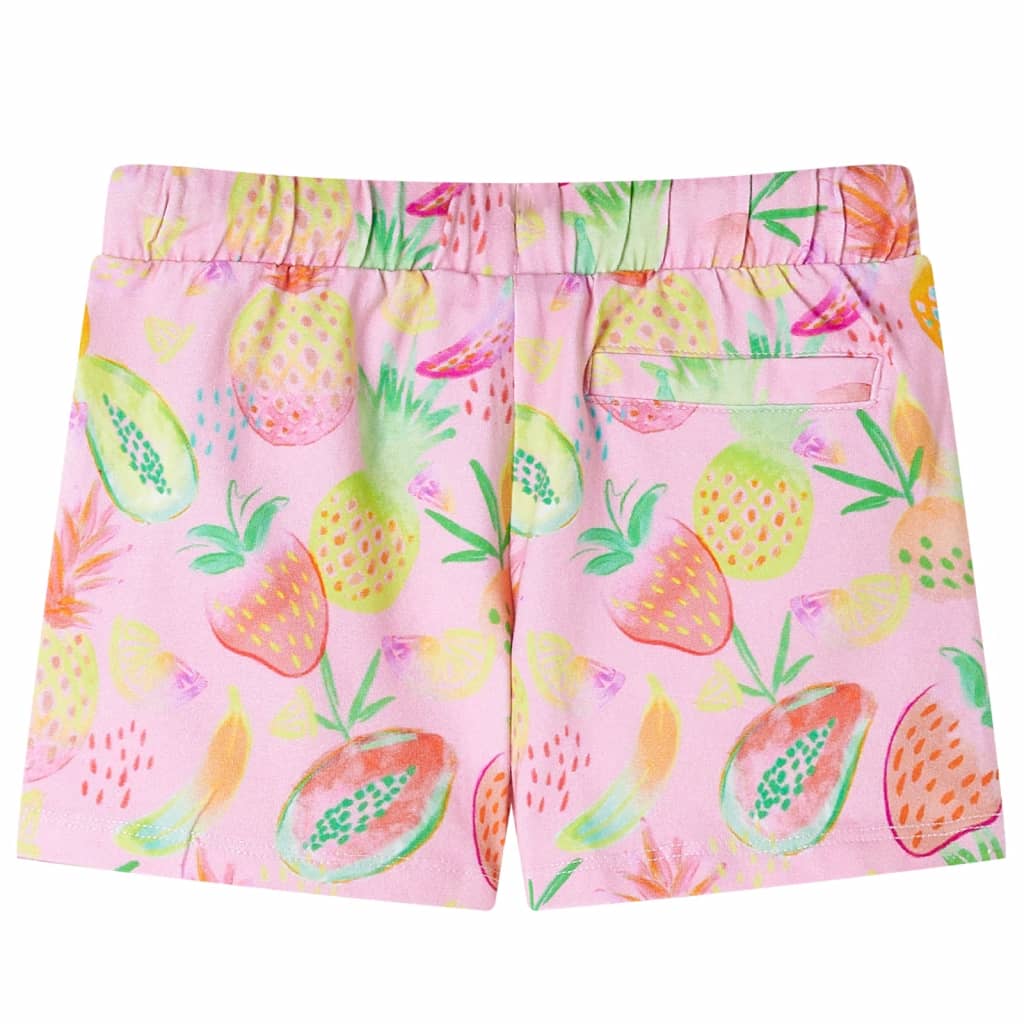 VidaXL Kindershorts mit Kordelzug 116 Zartrosa