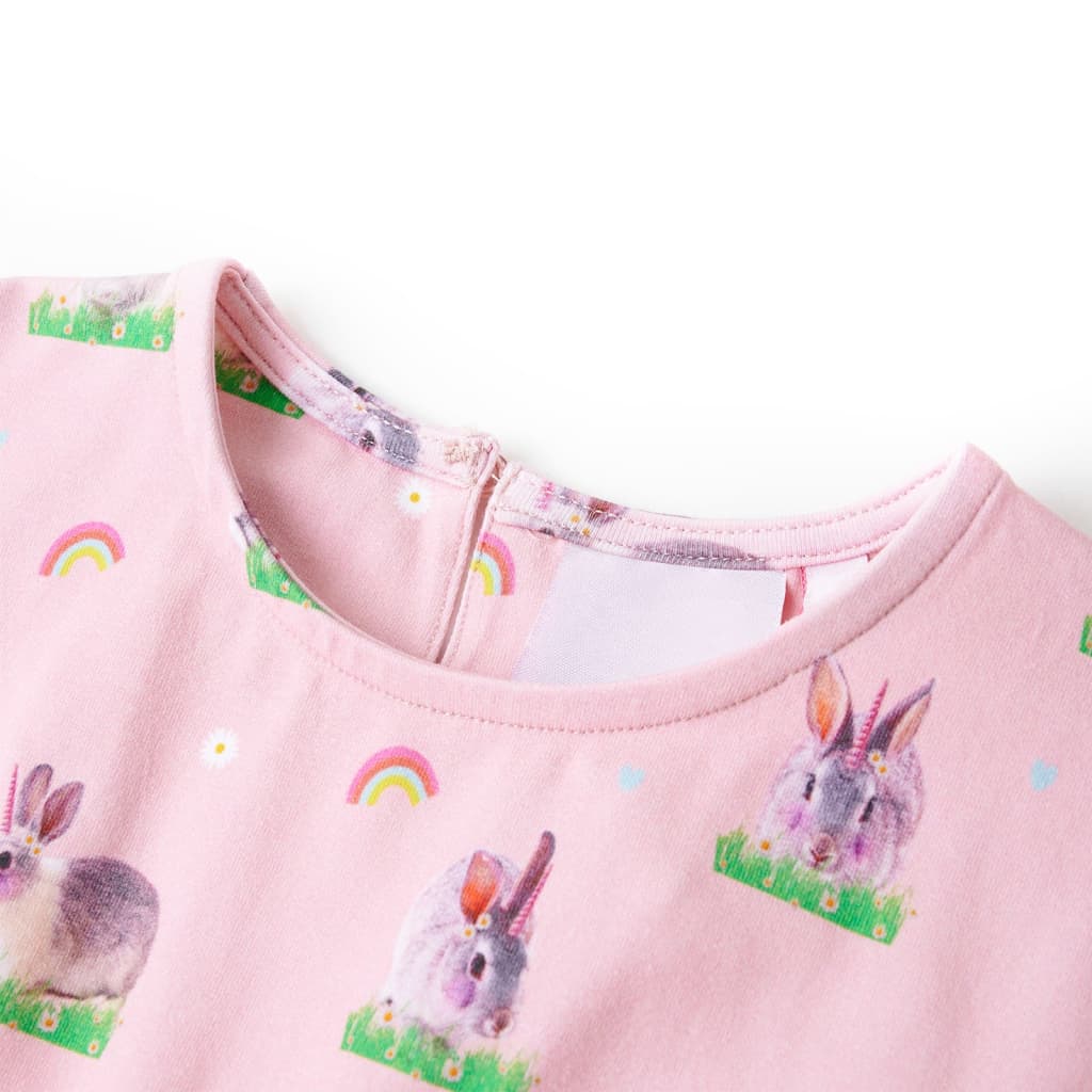 VidaXL Kinderkleid 116 hellrosa