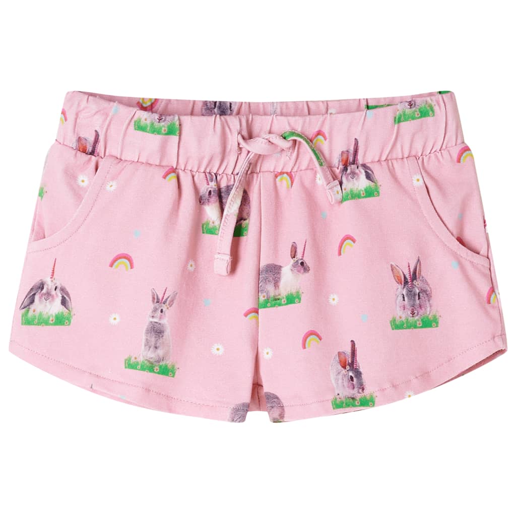 VidaXL Kindershorts mit Kordelzug 92 Hellrosa